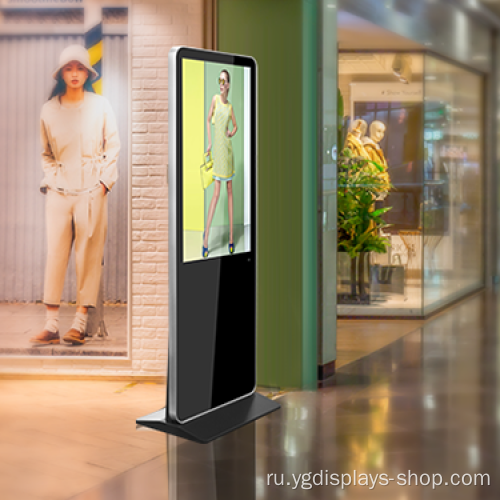 Внутренняя напольная подставка 43-дюймовый ЖК-дисплей Digital Signage Koisk